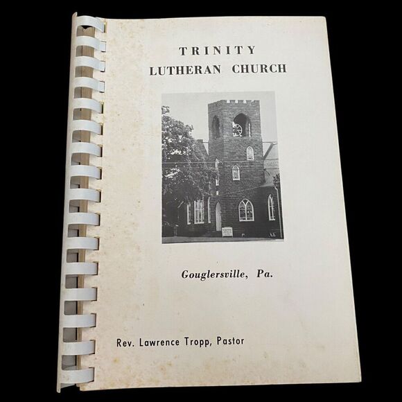 Vtg Cookbook Trinity Lutheran Church Gouglersville PA 1973 Spiral - Picture 1 of 4